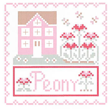 Peony (w/ threads)-Country Cottage Needleworks-