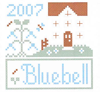 Bluebell (w/ threads)-Country Cottage Needleworks-