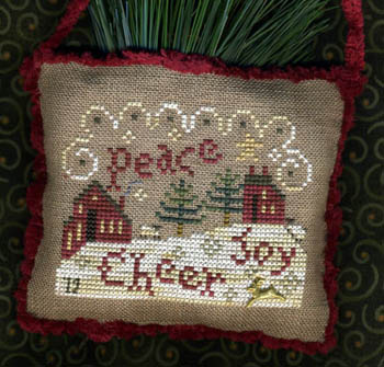 Spirit Of Christmas Sampler (w/ charm)-Homespun Elegance-