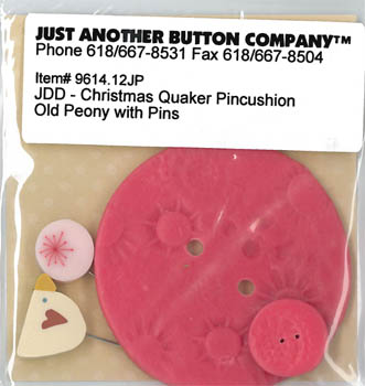 Old Peony Button & Pin Set-Just Another Button Company-