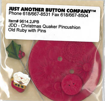 Old Ruby Button & Pin Set-Just Another Button Company-