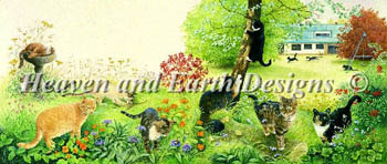 All The Cats In The Garden-Heaven And Earth Designs-