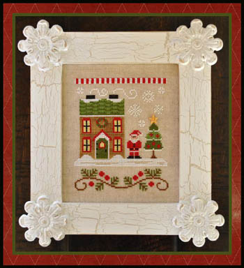 Santa's Village #1-Santa's House-Country Cottage Needleworks-