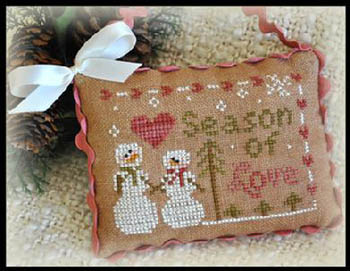 2012 Ornament 11-Season Of Love-Little House Needleworks-