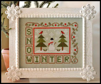 Winter Snow-Country Cottage Needleworks-