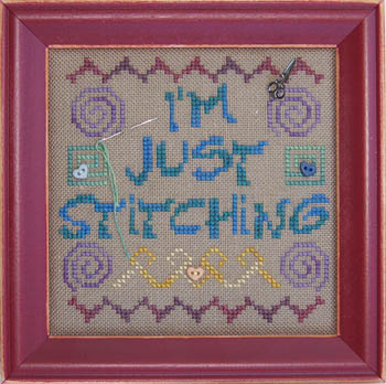 Just Stitching (w/ charms)-Katidid Designs-