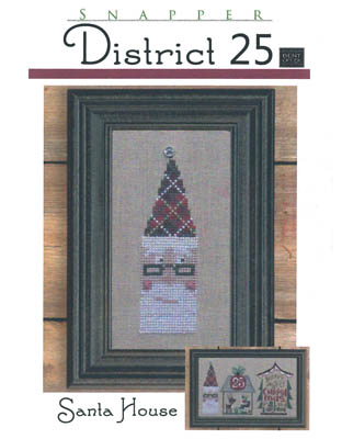 District 25-Santa House (w/ button)-Bent Creek-