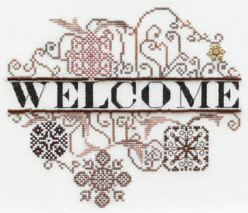 Ornament II Welcome-Bronze Brilliance-MarNic Designs-