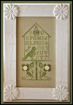 Birdhouse Alphabet-Little House Needleworks-