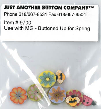 Buttoned Up For Spring Button Pk(9700.G)-Just Another Button Company-