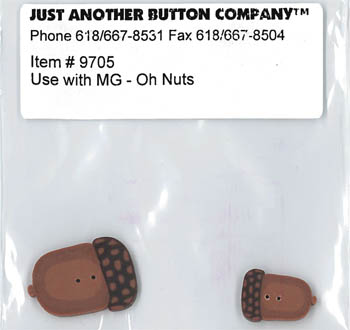 Oh Nuts Button Pk (9705.G)-Just Another Button Company-