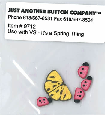 It's A Spring Thing Button Pk (9712)-Just Another Button Company-