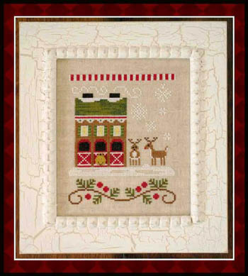 Santa's Village #6-Reindeer Stables-Country Cottage Needleworks-