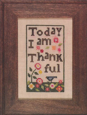 Thankful (w/ emb)-Heart In Hand Needleart-