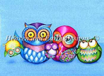 Crazy Wonderful Owl Family-Heaven And Earth Designs-