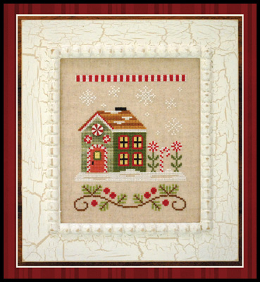 Santa's Village #8-Candy Cane Cottage-Country Cottage Needleworks-