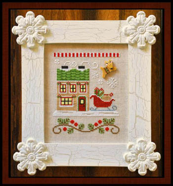 Santa's Village #9-Santa's Sleighworks-Country Cottage Needleworks-