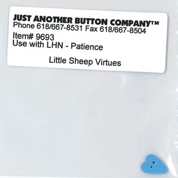 Little Sheep Virtues 7-Patience Button (9693.G)-Just Another Button Company-