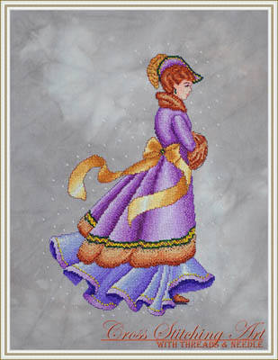 Winter Elegance-Cross Stitching Art-