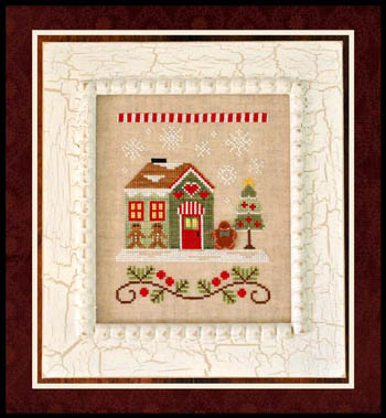 Santa's Village #10-Gingerbread Emporium-Country Cottage Needleworks-