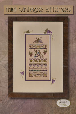 Mini Vintage Grape Stitches-Jeannette Douglas Designs-