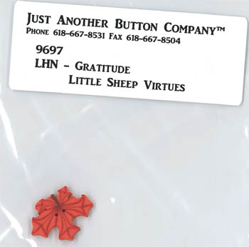 Little Sheep Virtues 11-Gratitude Btn Pk (9697.G)-Just Another Button Company-