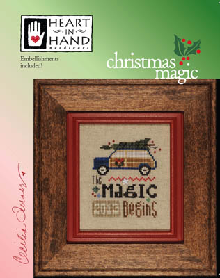 Christmas Magic (w/ emb)-Heart In Hand Needleart-