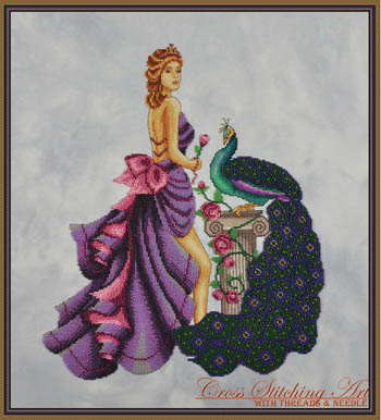 Eleni, The Beauty Of Troy-Cross Stitching Art-