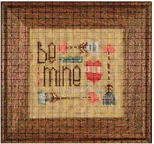 Be Mine-Heart In Hand Needleart-