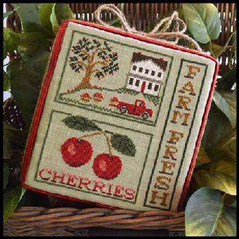 Farm Fresh Cherries-Little House Needleworks-