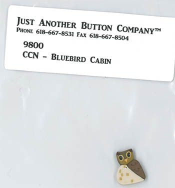 Frosty Forest 5-Bluebird Cabin Btn Pk (9800.G)-Just Another Button Company-