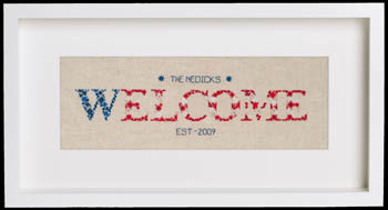 Starburst Patriotic Welcome-Cherry Lane Designs-