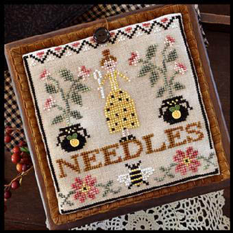 Pretty In Perle-Needle Lady Pocket-Little House Needleworks-