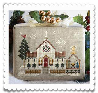 Hometown Holiday-Town Church-Little House Needleworks-