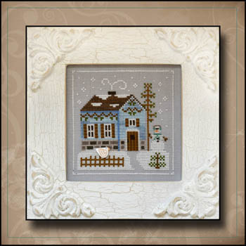 Frosty Forest #7-Snowgirl's Cottage-Country Cottage Needleworks-