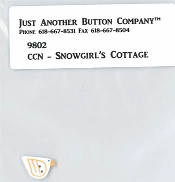 Frosty Forest 7-Snowgirl's Cottage Btn Pk (9802.G)-Just Another Button Company-