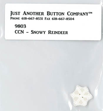 Frosty Forest 8-Snowy Reindeer Btn Pk (9803.G)-Just Another Button Company-