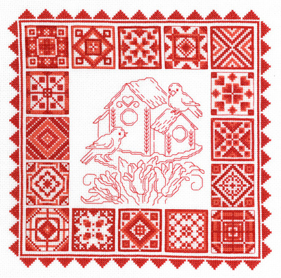 Redwork Quilt-Imaginating-