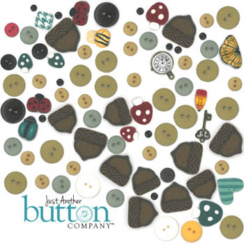 Woodland Whimsy For Applique Btn Pk (9884.G)-Just Another Button Company-