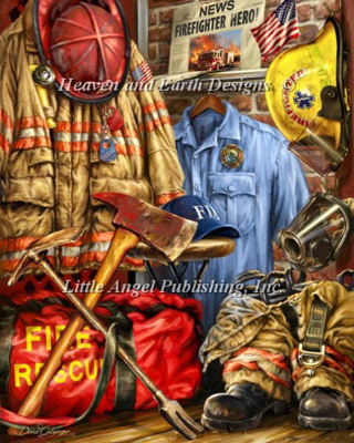 Hometown Hero Firefighter-Heaven And Earth Designs-