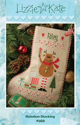 Reindeer Stocking-Lizzie Kate-