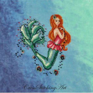 Aurelia The Little Mermaid-Cross Stitching Art-