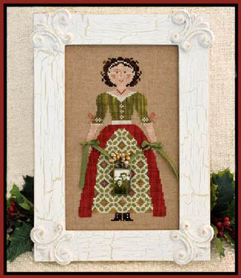 My Lady At Christmas-Little House Needleworks-