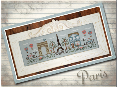 Afternoon In Paris-Country Cottage Needleworks-