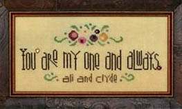 My One And Always (w/ charm)-Heart In Hand Needleart-