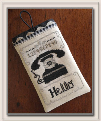 Hello Phone Case-Little House Needleworks-