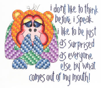 Little Chuckles-No Thinking Before I Speak-MarNic Designs-