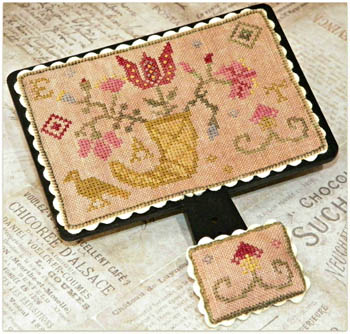 Quaker Flowers Hornbook-Dames Of The Needle-