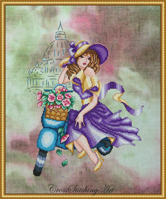 Violetta-Cross Stitching Art-