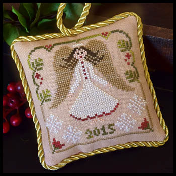 Sampler Tree-Christmas Angel-Little House Needleworks-